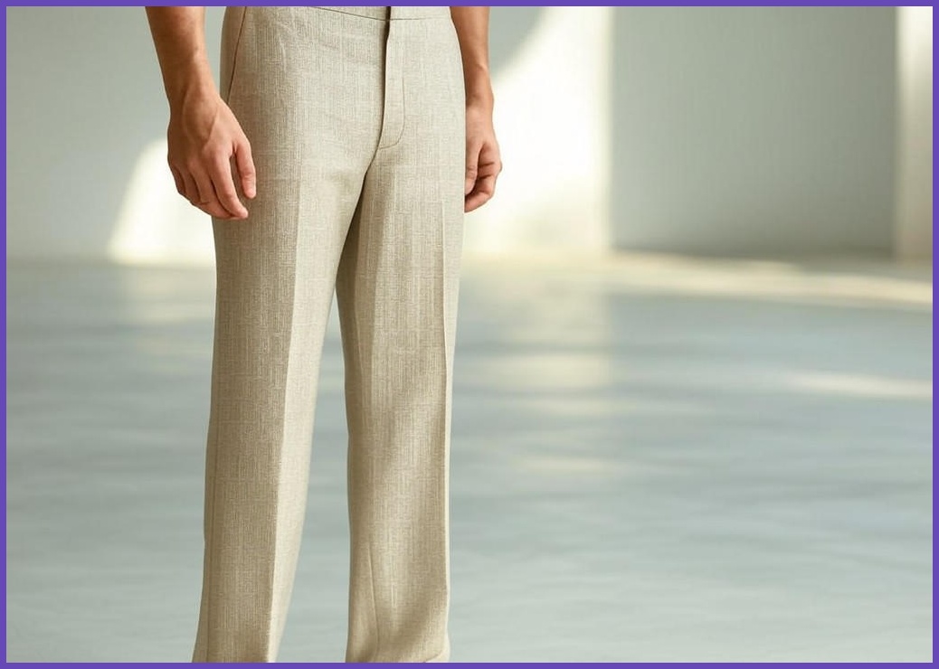 [1+1] 남녀공용 쿨 린넨 테이퍼드 스판 밴딩 와이드 팬츠 슬랙스 빅사이즈 (2619-2)