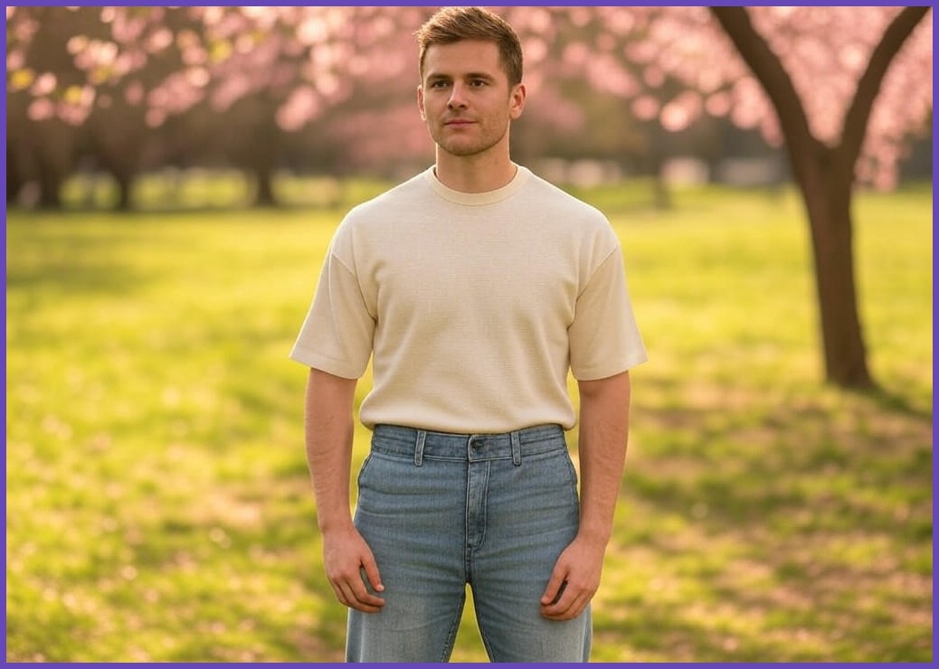 SMOPIG 남자 와이드 팬츠 순면으로 만든 두툼하다 춘추 캐주얼 바지 내마모성카고바지 널찍하다 드리움