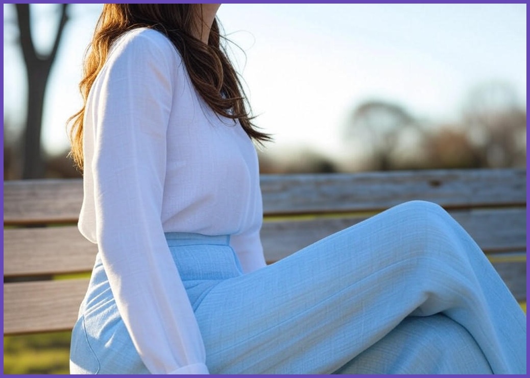 가비진 여성용 쿨 린넨 쫀쫀 허리 밴딩 일자 롱기장 팬츠 바지 찰랑 린넨바지 빅사이즈까지