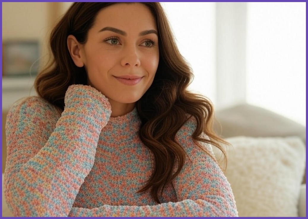 글리노 여성 데일리 색감이 이쁜 긴팔 트위스트 니트