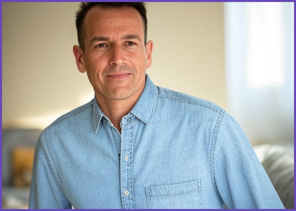 데일트 남자 빅사이즈 면 워싱 7부 헨리넥 티셔츠