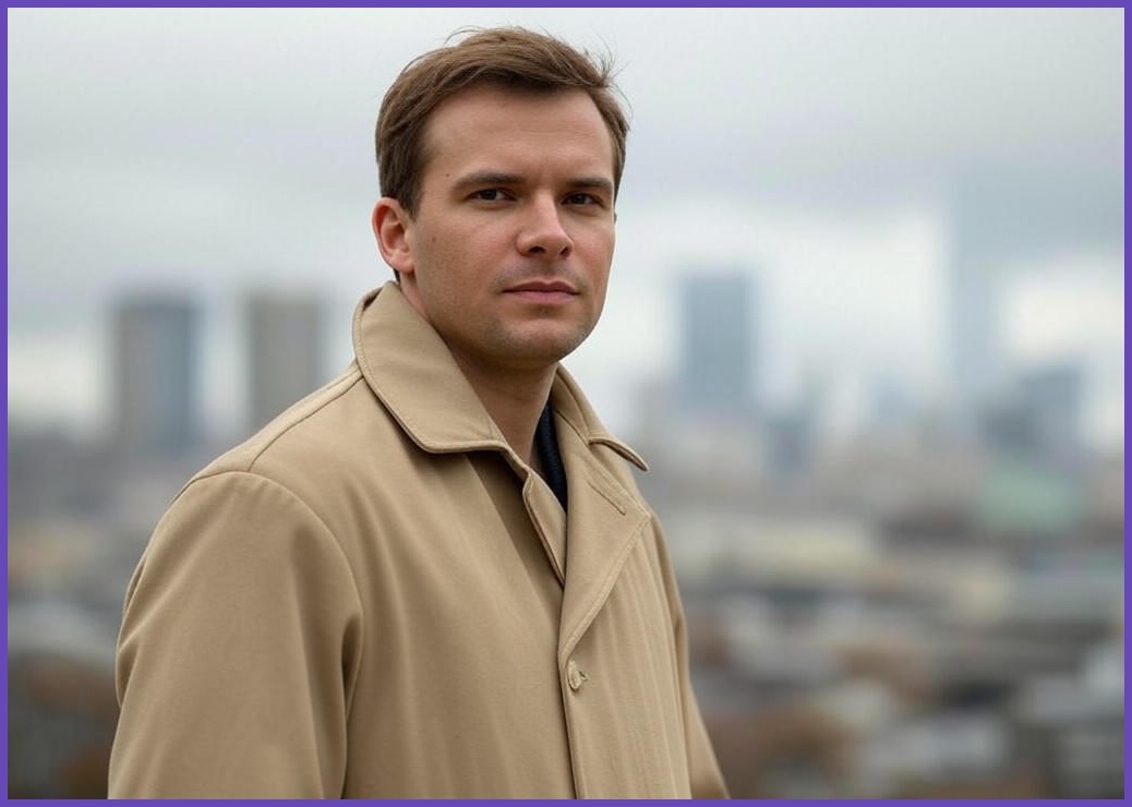 비켄드스튜디오 남성용 프리미엄 오버핏 클래식 롱 싱글 트렌치 코트 [1140]