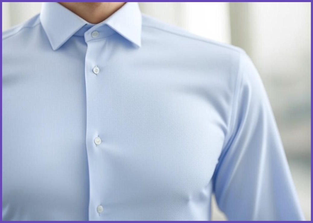 어셔츠 구김없는 남성용 스판 정장 와이셔츠