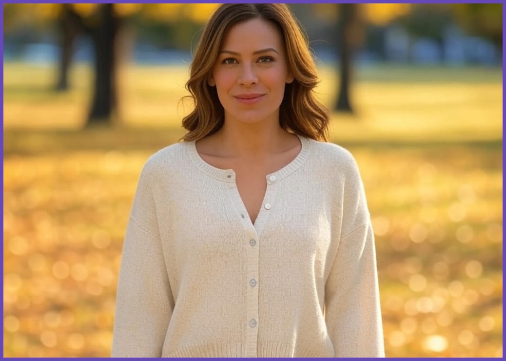 예쁨시전 여리 루즈핏 봄가을 캐주얼 단추 긴팔 니트 가디건