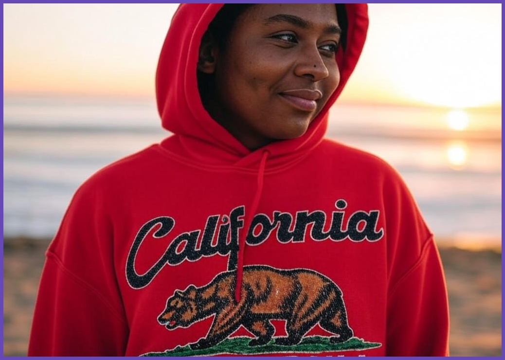 이라인 국산 반팔 후드티 캘리포니아 빅사이즈(~2XL) 오버핏 남녀공용 루즈핏 특양면