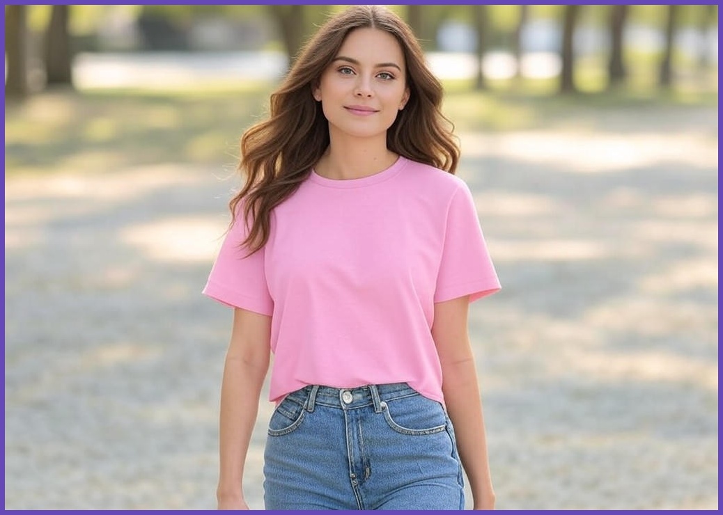 페이퍼먼츠 여성용 라운드넥 여리 루즈핏 티셔츠 08929