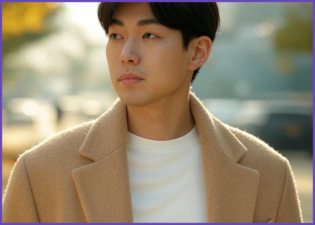 해리슨 베이직 코튼 싱글 트렌치 코트 HA-1005 STY1004