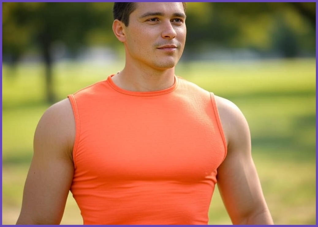 핵쿨남 남성용 어깨 넓어보이는 머슬핏 오픈 카라 반팔 티셔츠